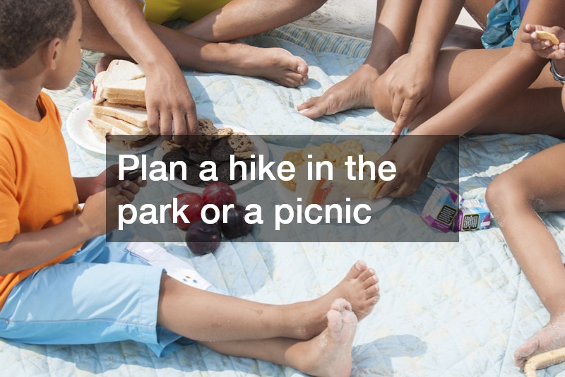 family having a picnic